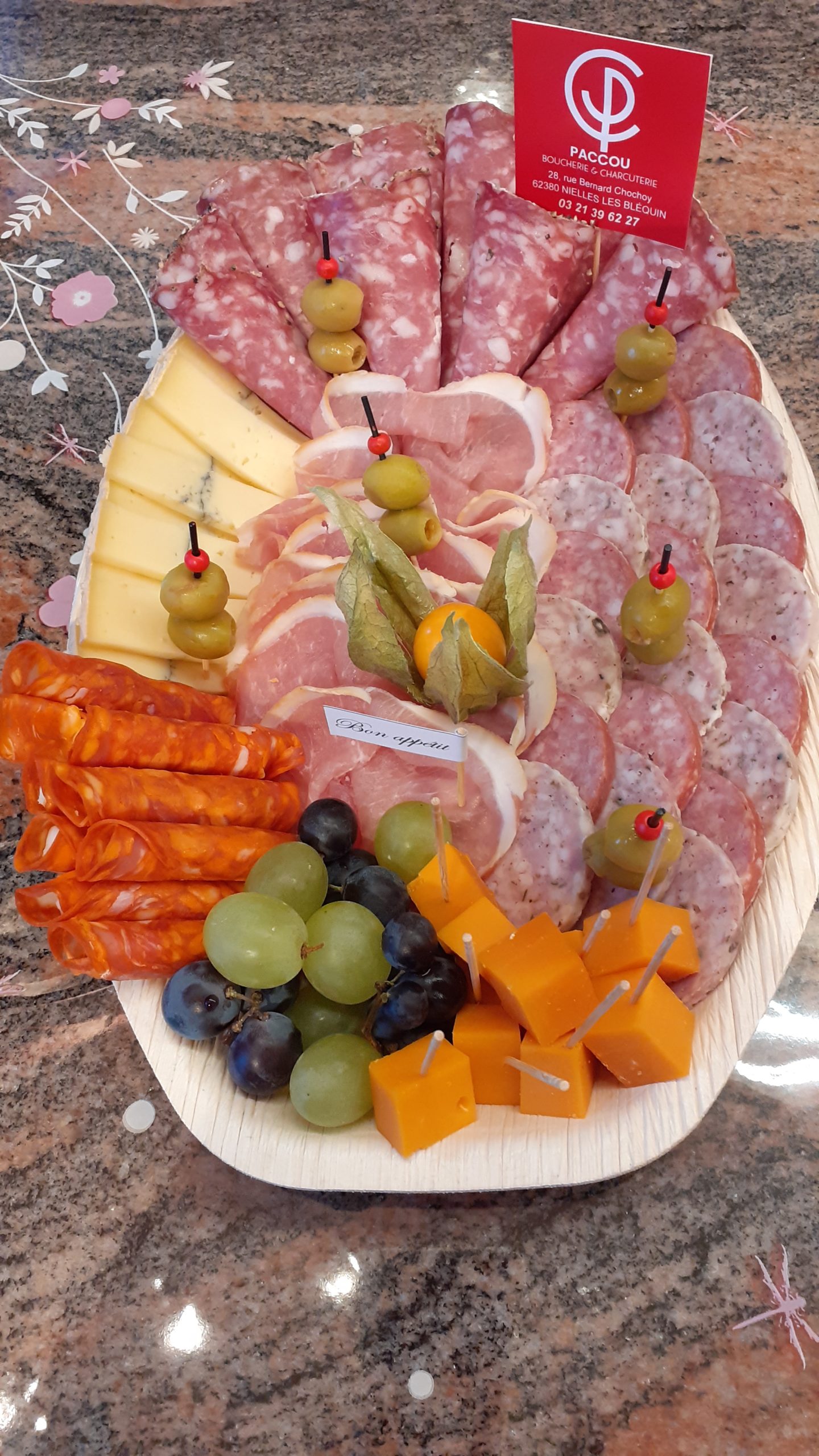 Plateau apéro - boucherie paccou colin